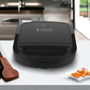 Sanduicheira Cadence Preta Antiaderente Toast & Grill - 110V