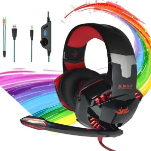 Headset Fone de Ouvido Gamer com fio e microfone
